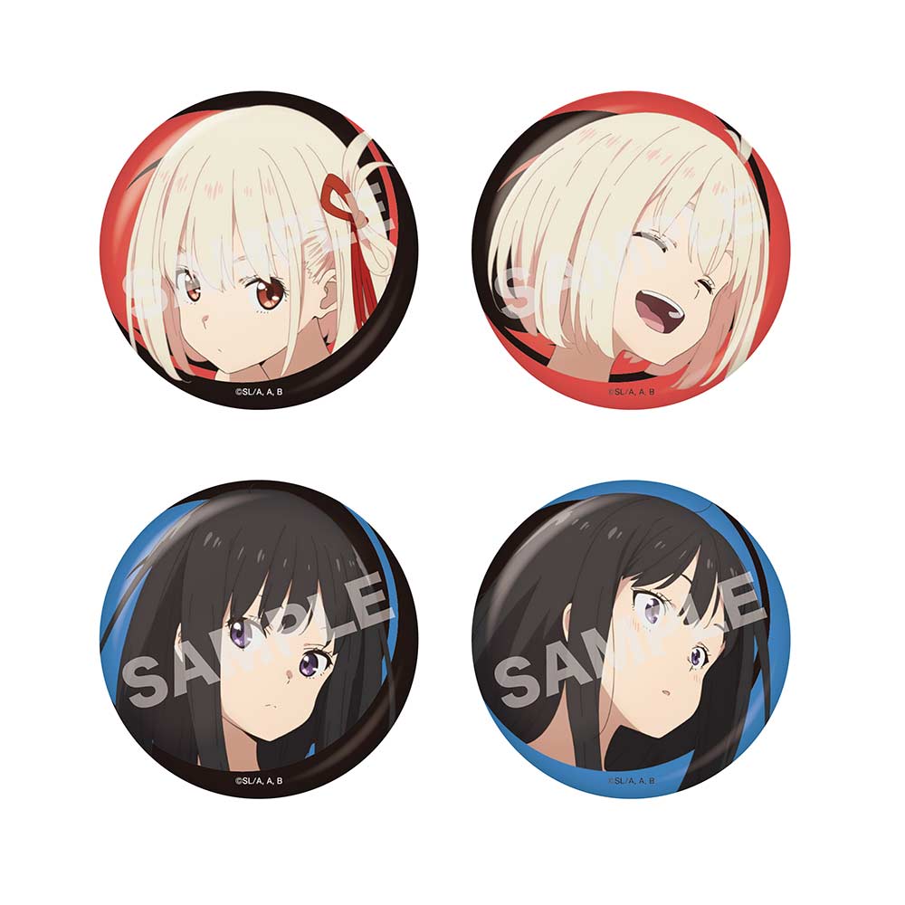 (PO) Lycoris Recoil Metallic Can Badge 01 Vol. 1 [BOX] Image_3