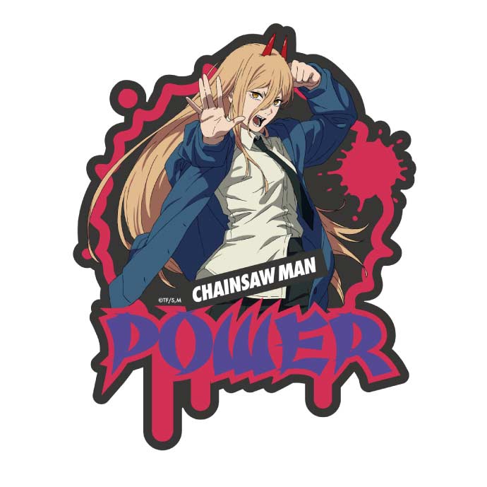 (PO) Chainsaw Man Travel Sticker 4 Power Image_1