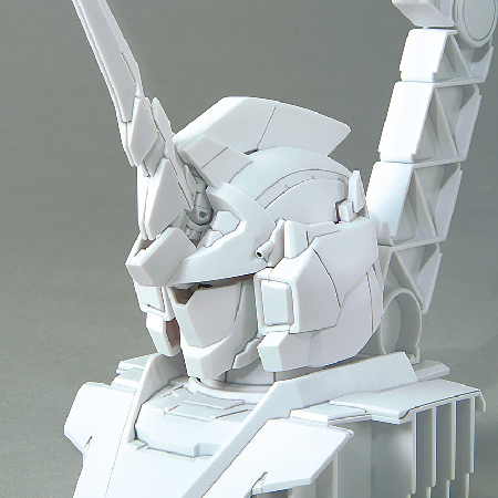 1/48 The Gundam Base Limited Unicorn Gundam Head Display Base (Psycho-Frame Color Variation Ver.) ＆Unicorn Gundam 02 Banshee Head Display Base set (P Bandai) Image_2