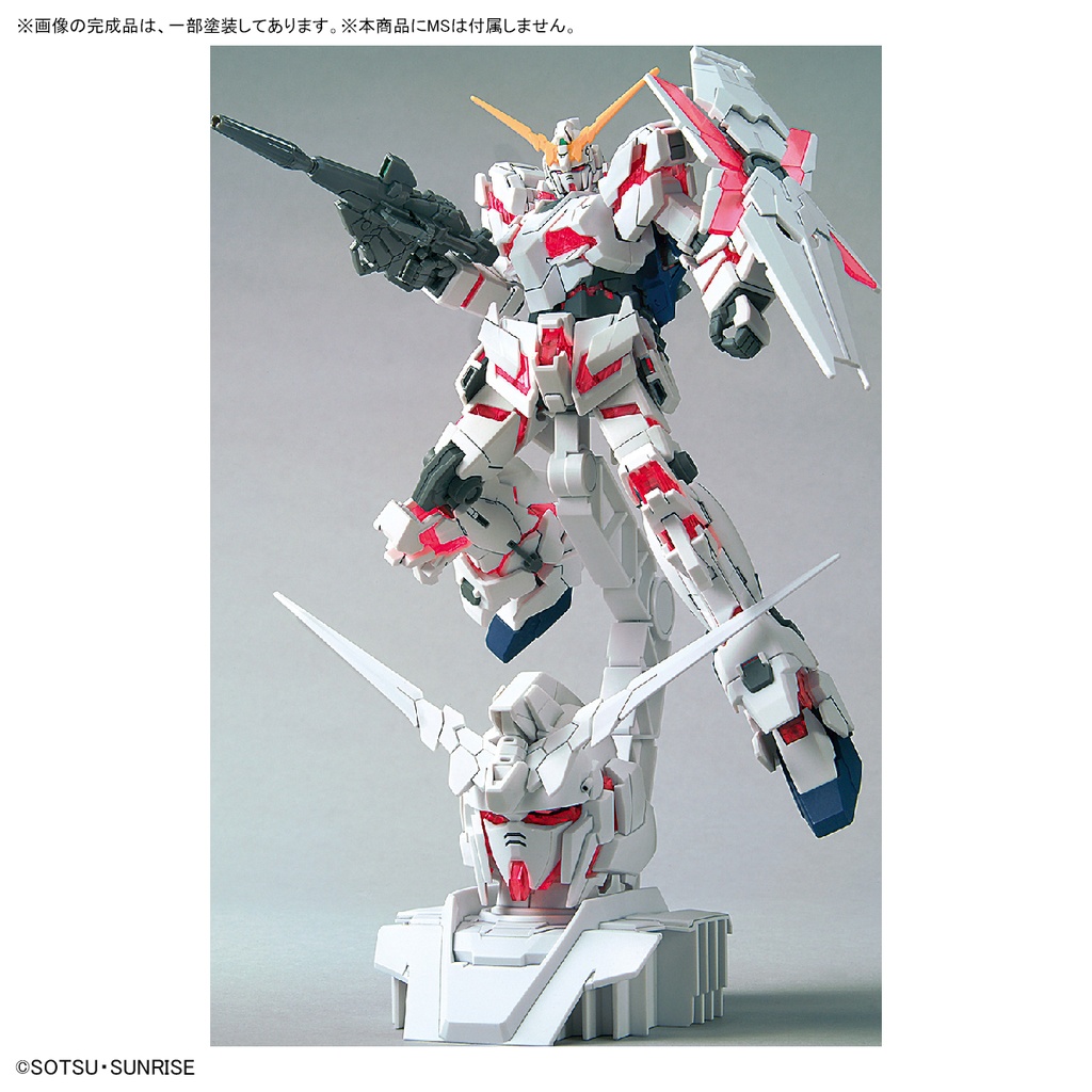 1/48 The Gundam Base Limited Unicorn Gundam Head Display Base (Psycho-Frame Color Variation Ver.) ＆Unicorn Gundam 02 Banshee Head Display Base set (P Bandai) Image_7
