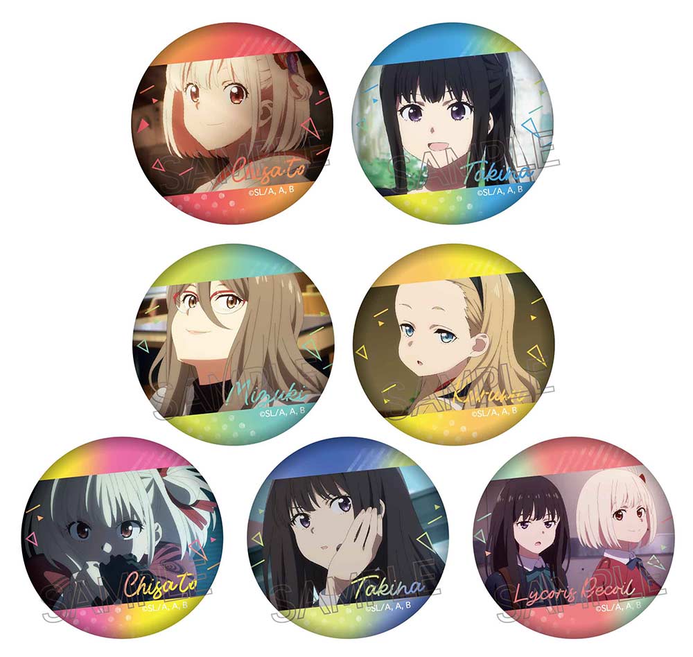 (PO) Lycoris Recoil Hyakumensou Can Badge Vol. 2 [BOX] Image_2