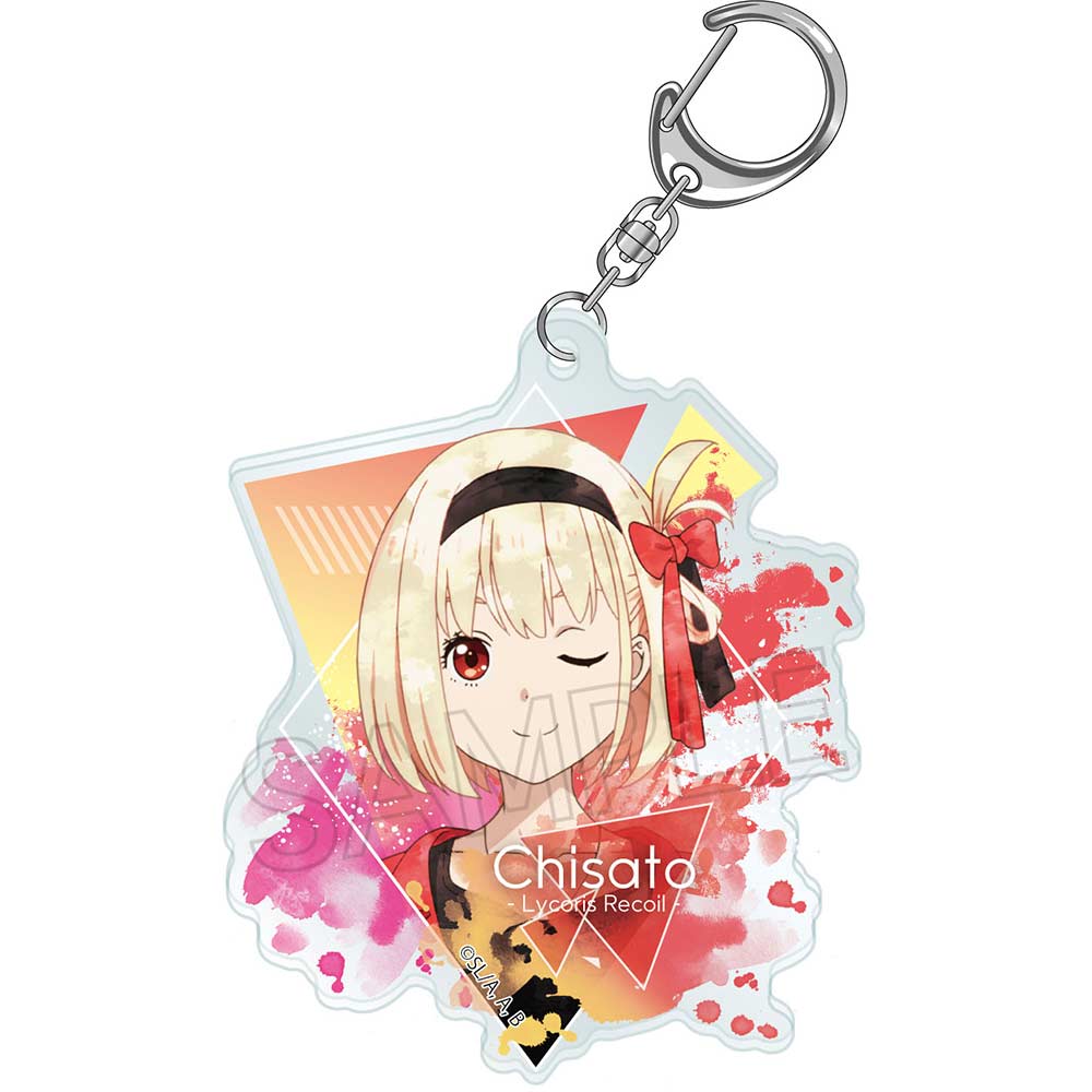 (PO) Lycoris Recoil Wet Color Series Acrylic Key Chain Vol. 2 Nishikigi Chisato Image_1