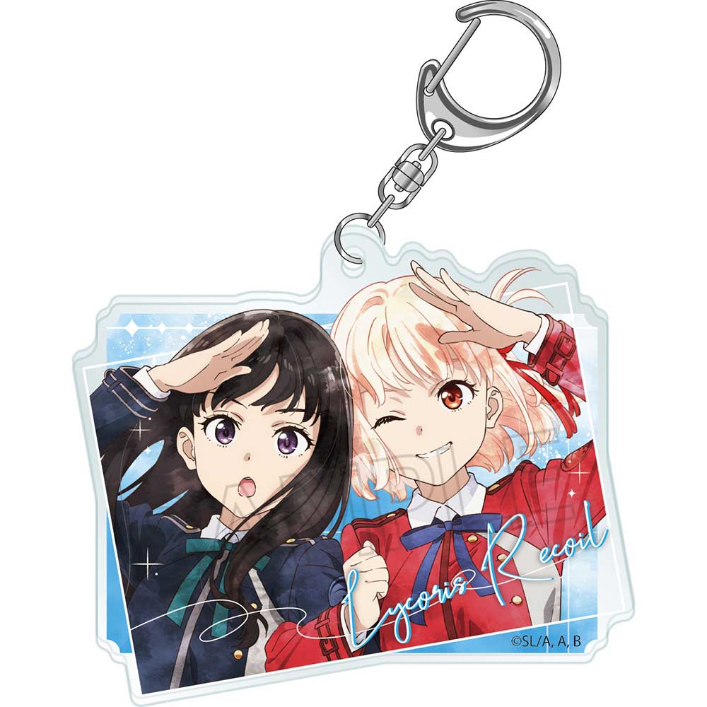 (PO) Lycoris Recoil Wet Color Series Acrylic Key Chain Vol. 2 Chisato & Takina A Image_1