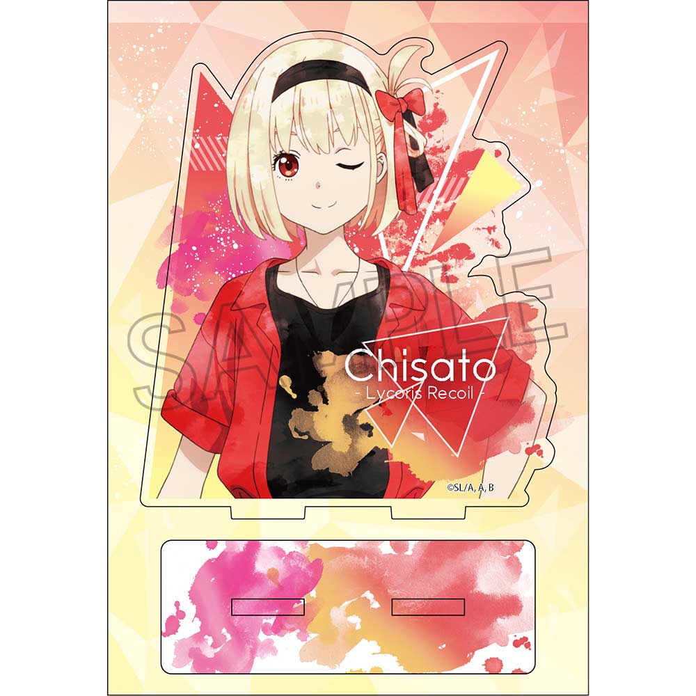 (PO) Lycoris Recoil Wet Color Series Acrylic Stand Vol. 2 Nishikigi Chisato Image_1