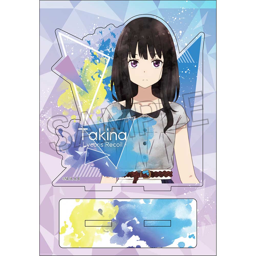 (PO) Lycoris Recoil Wet Color Series Acrylic Stand Vol. 2 Inoue Takina Image_1