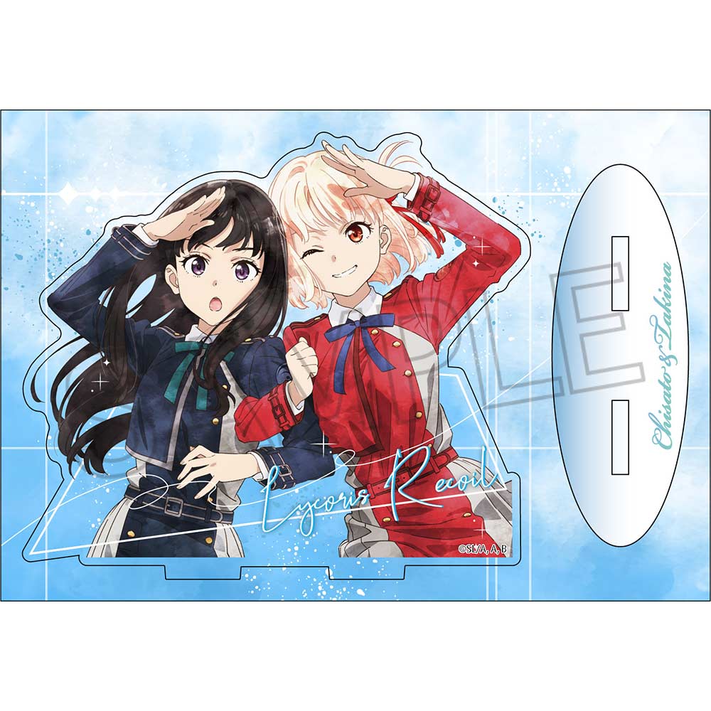 (PO) Lycoris Recoil Wet Color Series Acrylic Stand Vol. 2 Chisato & Takina A Image_1