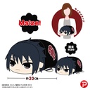(PO) NT-12 NARUTO Shippuden Potekoro Mascot (M Size) 2 A Uchiha Sasuke (Akatsuki) Image_2