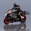(PO) Furai Model - G.I. Joe Speed Cycle for Snake Eyes Image_2