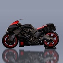 (PO) Furai Model - G.I. Joe Speed Cycle for Snake Eyes Image_6