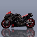 (PO) Furai Model - G.I. Joe Speed Cycle for Snake Eyes Image_7