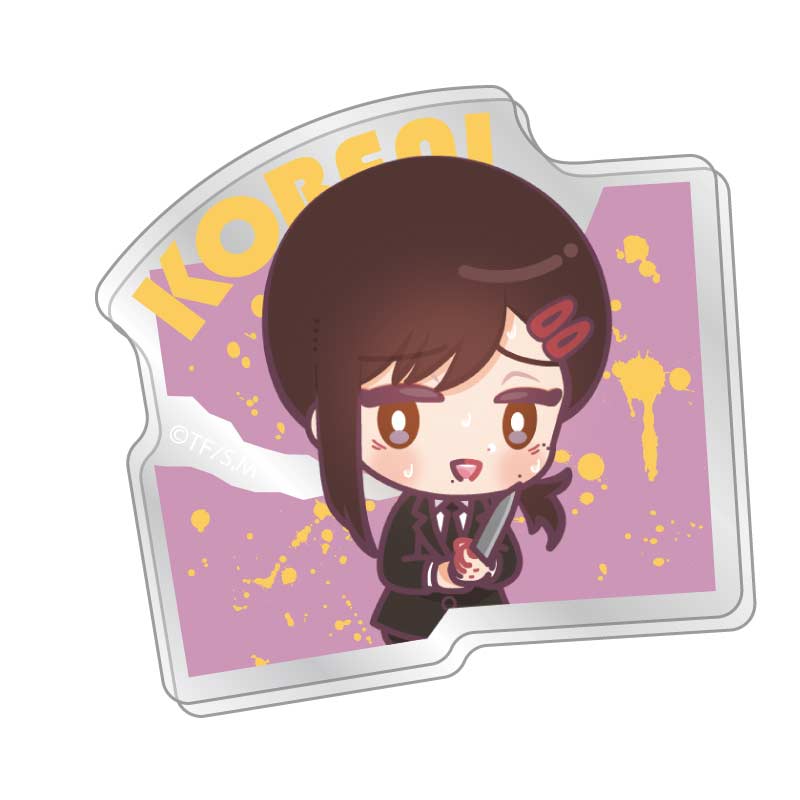 (PO) Chainsaw Man Chiratto Acrylic Badge Collection [BOX] Image_7