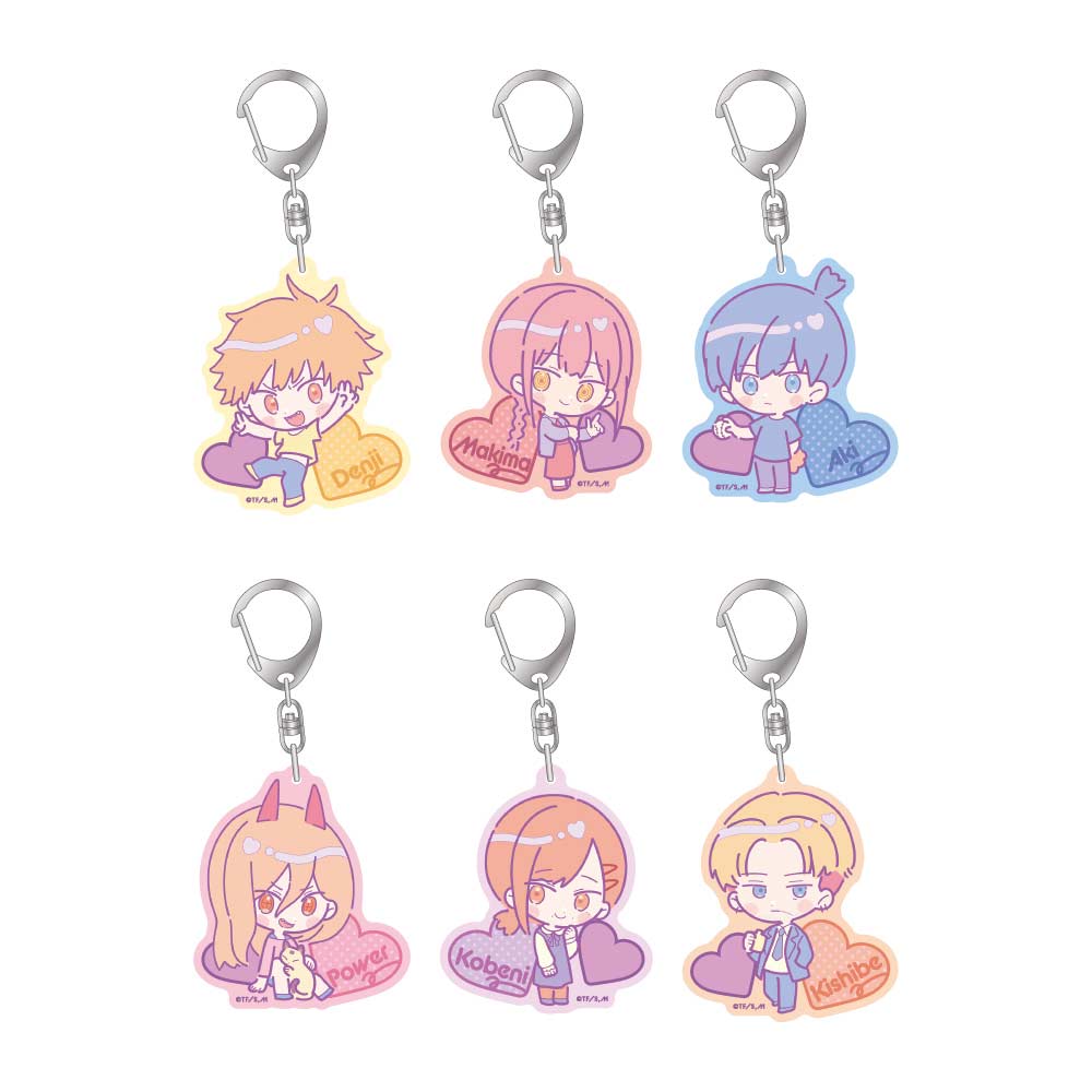 (PO) Chainsaw Man Love Pastel Acrylic Key Chain [BOX] Image_1