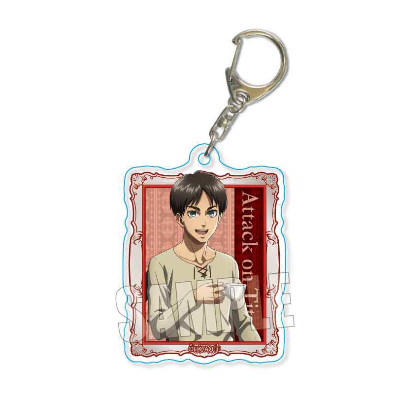 (PO) Trading Acrylic Key Chain Attack on Titan Tea Break Ver. [BOX] Image_2