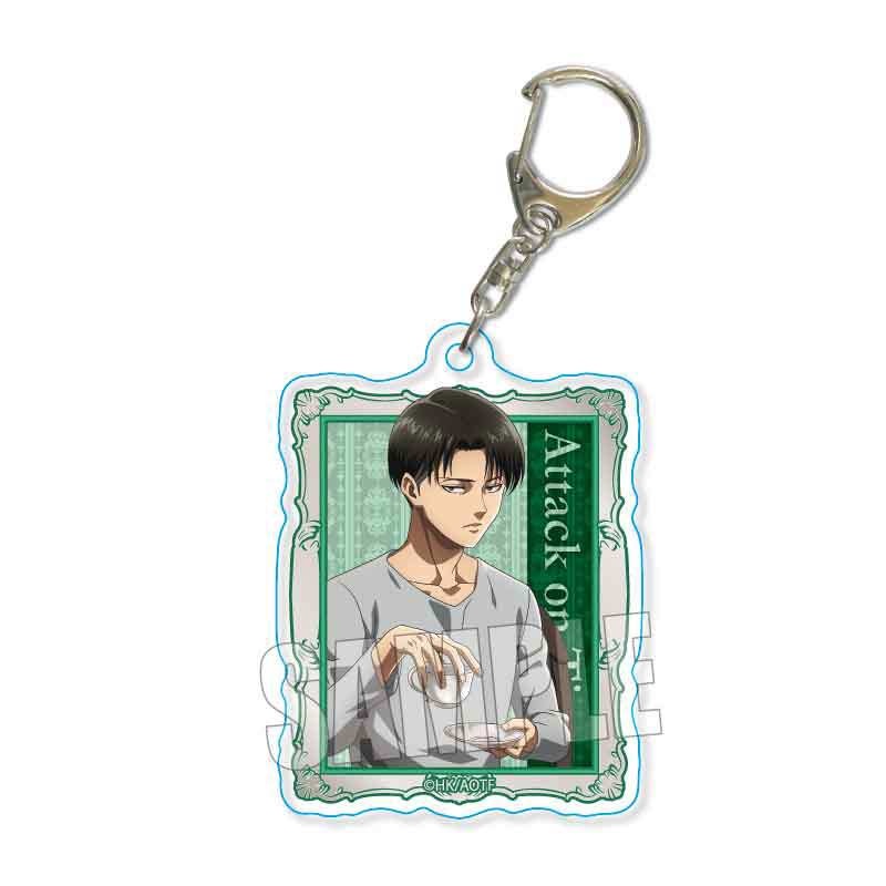 (PO) Trading Acrylic Key Chain Attack on Titan Tea Break Ver. [BOX] Image_3