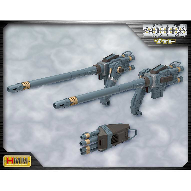 (PO) Zoids HMM ZOIDS Customize Parts Gojulas Cannon Set (Re-issue) Image_1