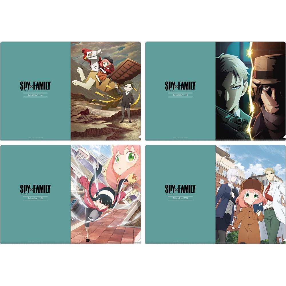 (PO) SPY x FAMILY Main Visual Clear File Set MISSION: 17 - 20 Image_1