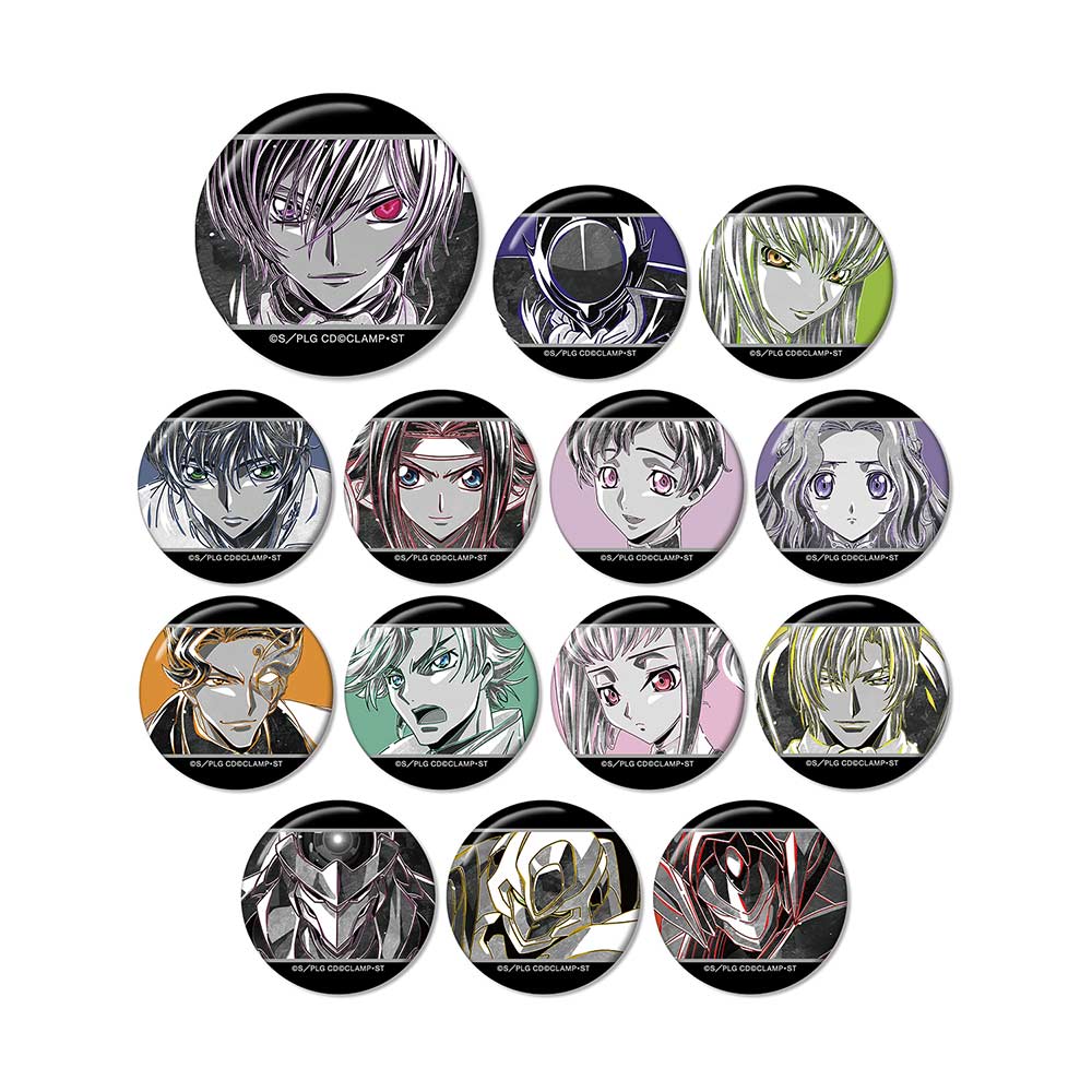 (PO) Code Geass Lelouch of the Rebellion Trading Ani-Art BLACK LABEL Can Badge [BOX] Image_2