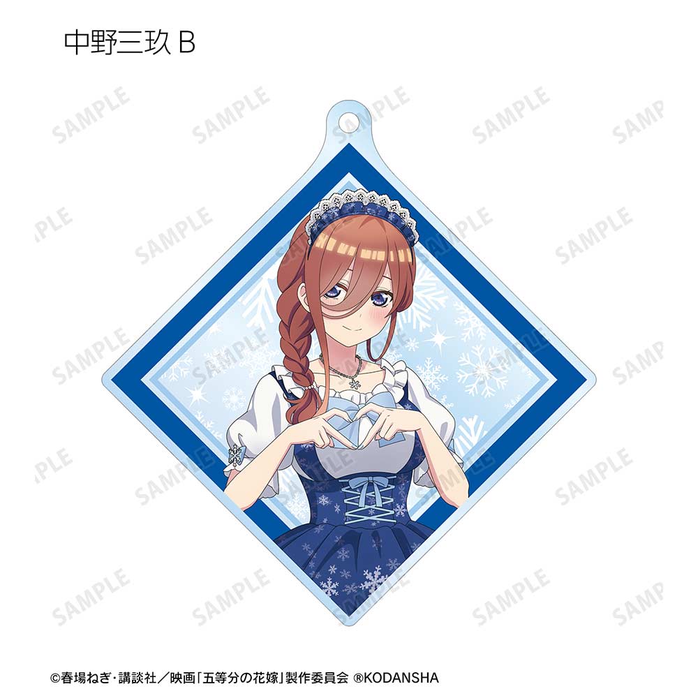(PO) The Quintessential Quintuplets Movie Original Illustration Snow Maid Ver. Trading Acrylic Key Chain [BOX] Image_10