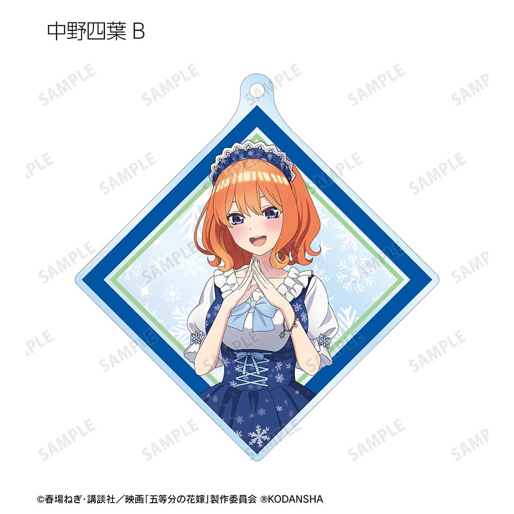 (PO) The Quintessential Quintuplets Movie Original Illustration Snow Maid Ver. Trading Acrylic Key Chain [BOX] Image_11