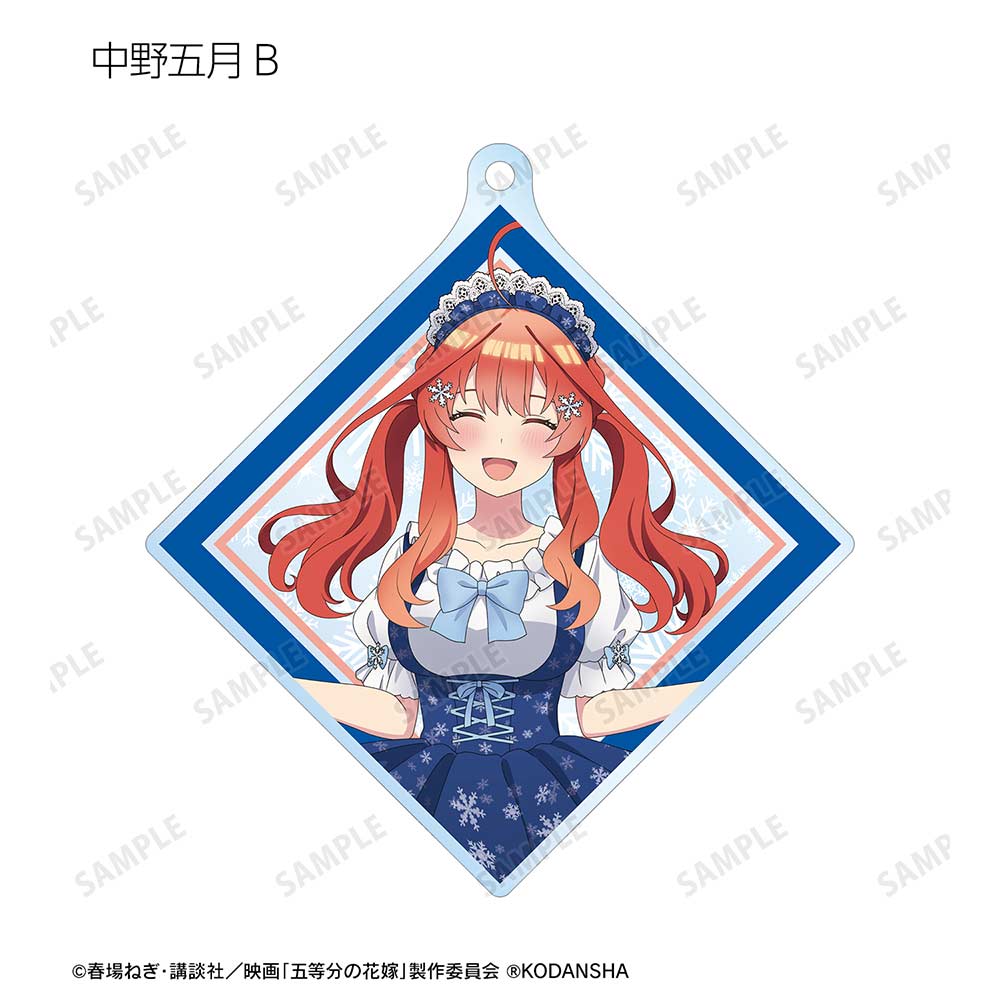 (PO) The Quintessential Quintuplets Movie Original Illustration Snow Maid Ver. Trading Acrylic Key Chain [BOX] Image_12