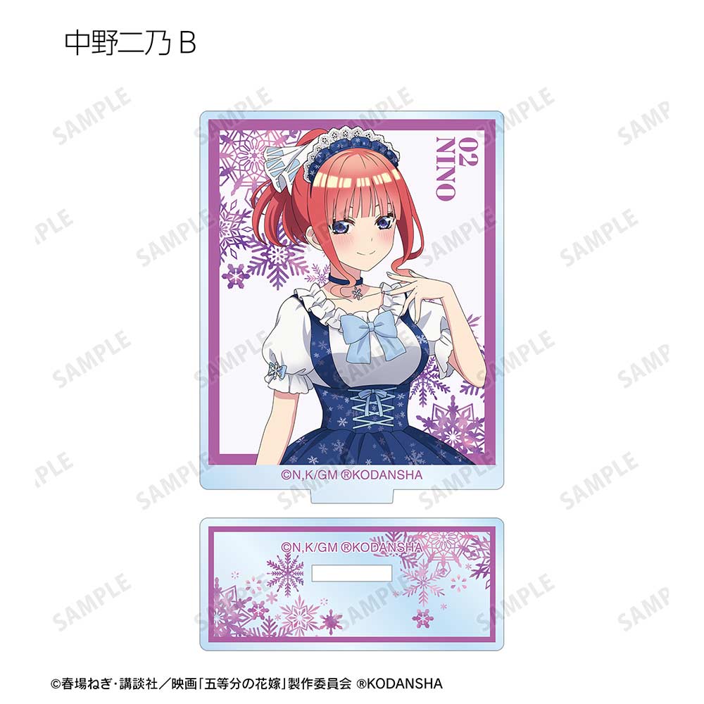(PO) The Quintessential Quintuplets Movie Original Illustration Snow Maid Ver. Trading Acrylic Stand [BOX] Image_9