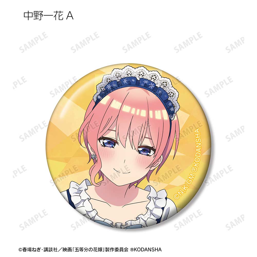 (PO) The Quintessential Quintuplets Movie Original Illustration Snow Maid Ver. Trading Can Badge [BOX] Image_3