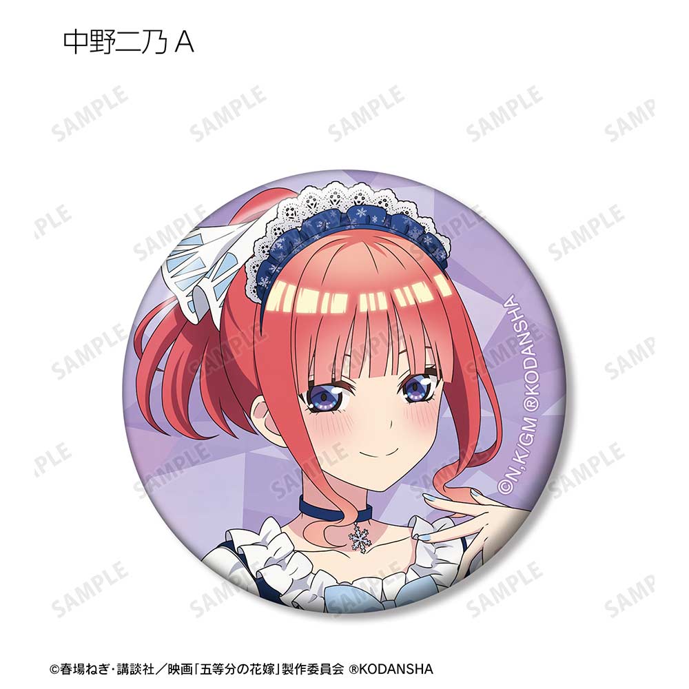 (PO) The Quintessential Quintuplets Movie Original Illustration Snow Maid Ver. Trading Can Badge [BOX] Image_4