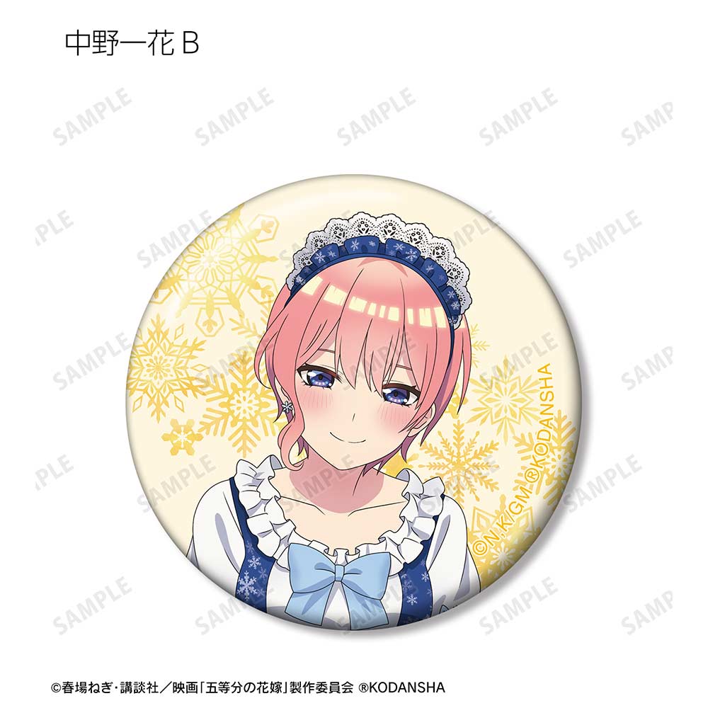 (PO) The Quintessential Quintuplets Movie Original Illustration Snow Maid Ver. Trading Can Badge [BOX] Image_8