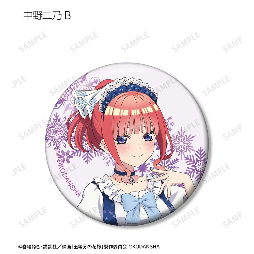 (PO) The Quintessential Quintuplets Movie Original Illustration Snow Maid Ver. Trading Can Badge [BOX] Image_9