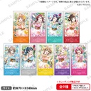 (PO) Love Live! School Idol Festival Trading Ticket Style Sticker Aqours Flower Circle Ver. [BOX] Image_2