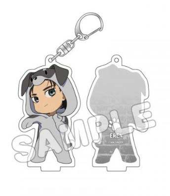 (PO) Attack on Titan Animalkko Acrylic Key Chain Eren FS Birthday Image_1