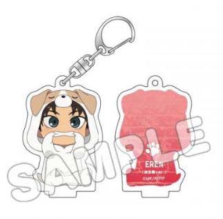 (PO) Attack on Titan Animalkko Acrylic Key Chain Eren Childhood Image_1
