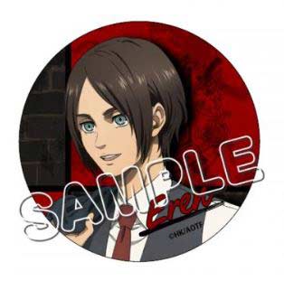 (PO) Attack on Titan Original Illustration Can Badge Eren Image_1