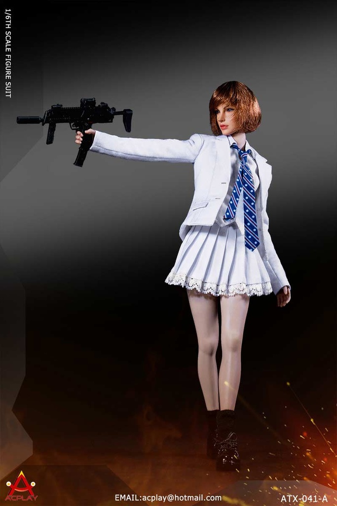 (PO) ATX041 - 1/6 Battle Girl's Uniform (White Version) (12) Image_3