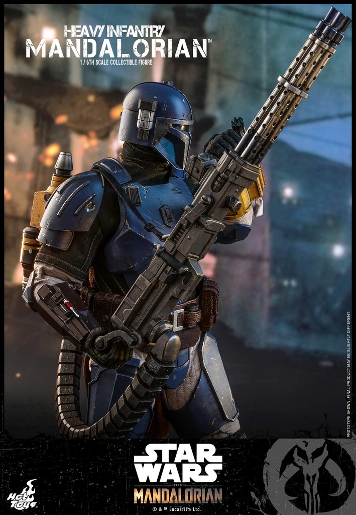 (PO) TMS010 - Star Wars: The Mandalorian 1/6th scale Heavy Infantry Mandalorian Collectible Figure (3) Image_12