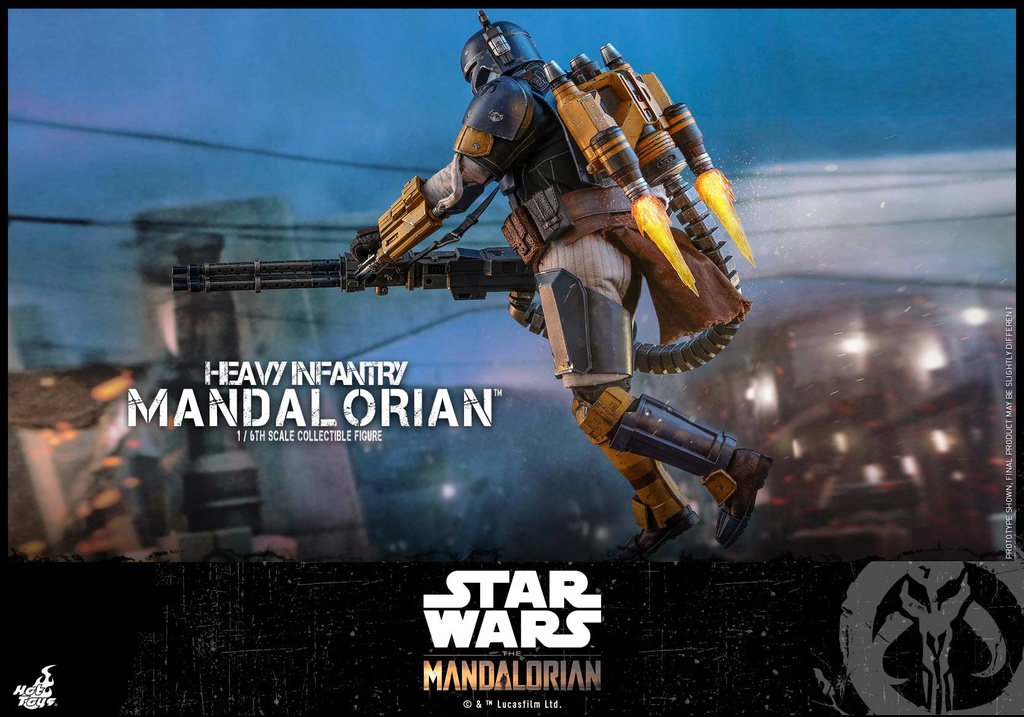 (PO) TMS010 - Star Wars: The Mandalorian 1/6th scale Heavy Infantry Mandalorian Collectible Figure (3) Image_19