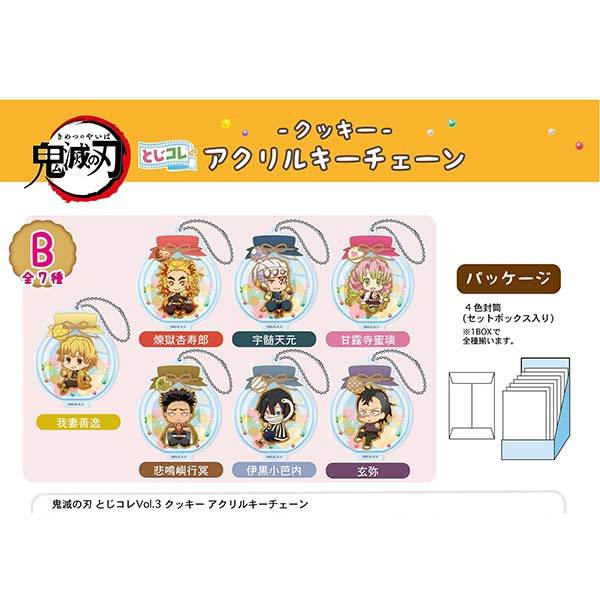 (PO) Demon Slayer: Kimetsu no Yaiba TojiColle Vol. 3 Cookie Acrylic Key Chain B (2) Image_1