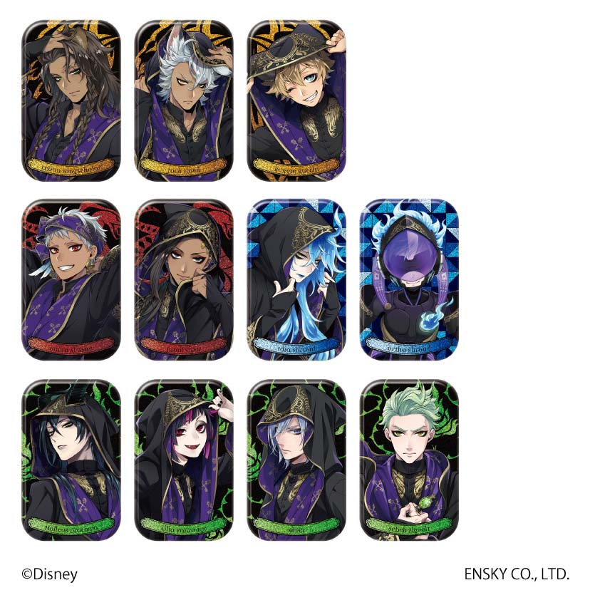 (PO) Disney Twisted Wonderland Lame Kira Square Can Badge C [BOX] Image_2