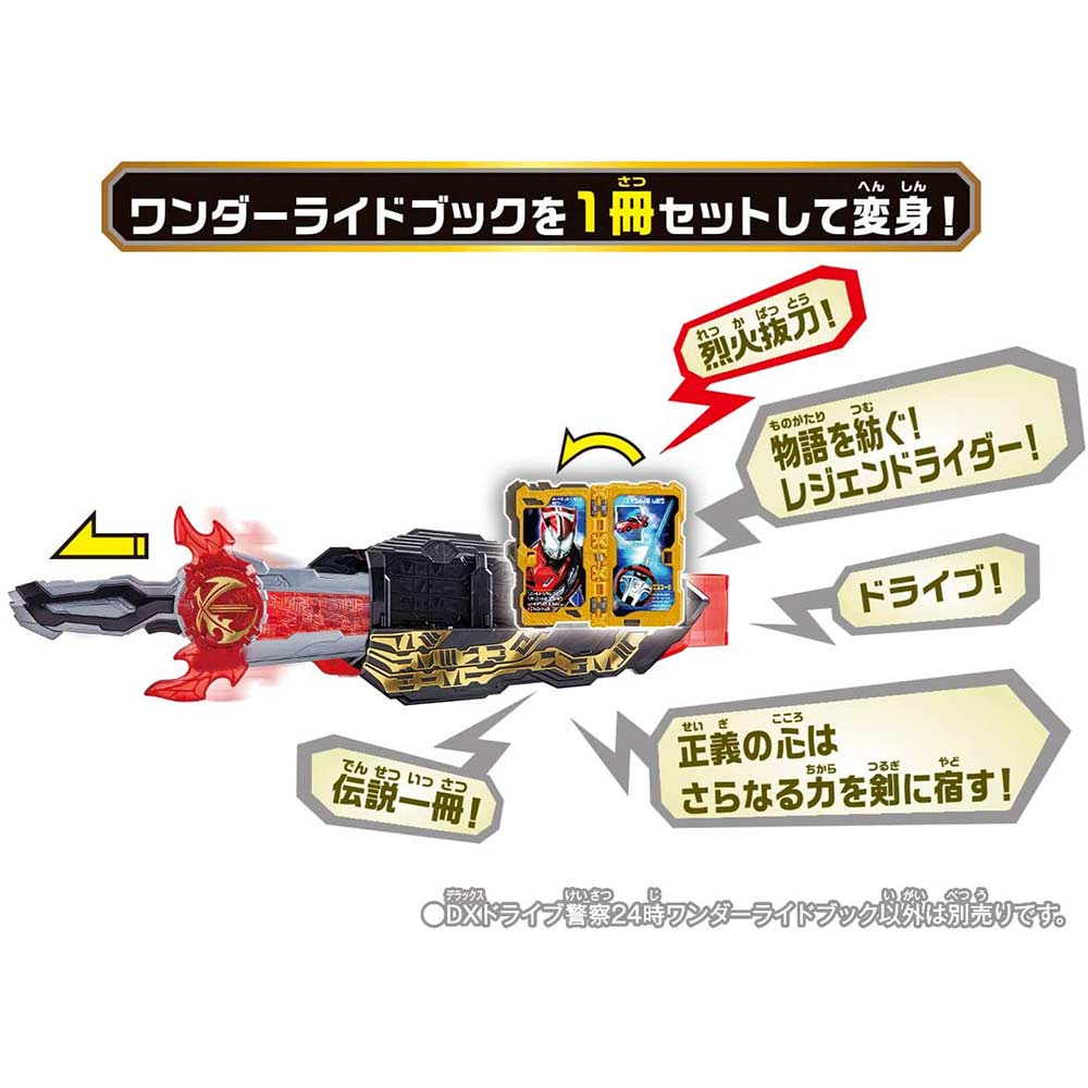 Kamen Rider Saber DX Drive Keisatsu 24ji Wonder Ride Book  Image_4