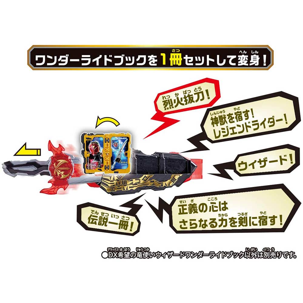 Kamen Rider Saber DX Kibou no Ryuutsukai Wizard Wonder Ride Book  Image_4
