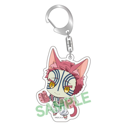 (PO) Demon Slayer: Kimetsu no Yaiba Nyaforme Acrylic Charm Vol. 3 - Akaza (Aniplex+) Image_1