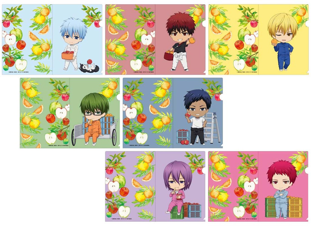 (PO) Kuroko's Basketball Nendoroid Plus Trading A4 Clear File [BOX] Image_2