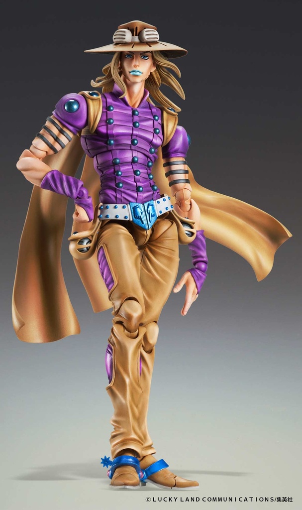 (PO) Super Action Statue JoJo's Bizarre Adventure Part VII Steel Ball Run Gyro Zeppeli Ver. 1.5 Image_3