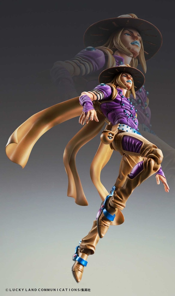 (PO) Super Action Statue JoJo's Bizarre Adventure Part VII Steel Ball Run Gyro Zeppeli Ver. 1.5 Image_8