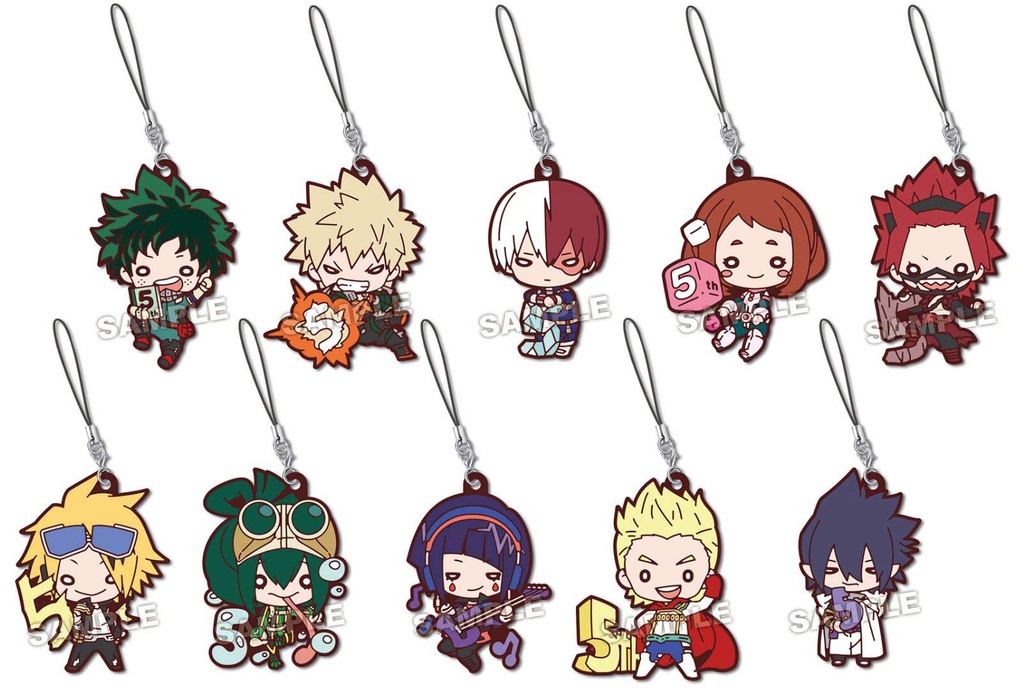 (PO) Nitotan My Hero Academia 5th Anniversary Rubber Mascot [BOX] Image_2