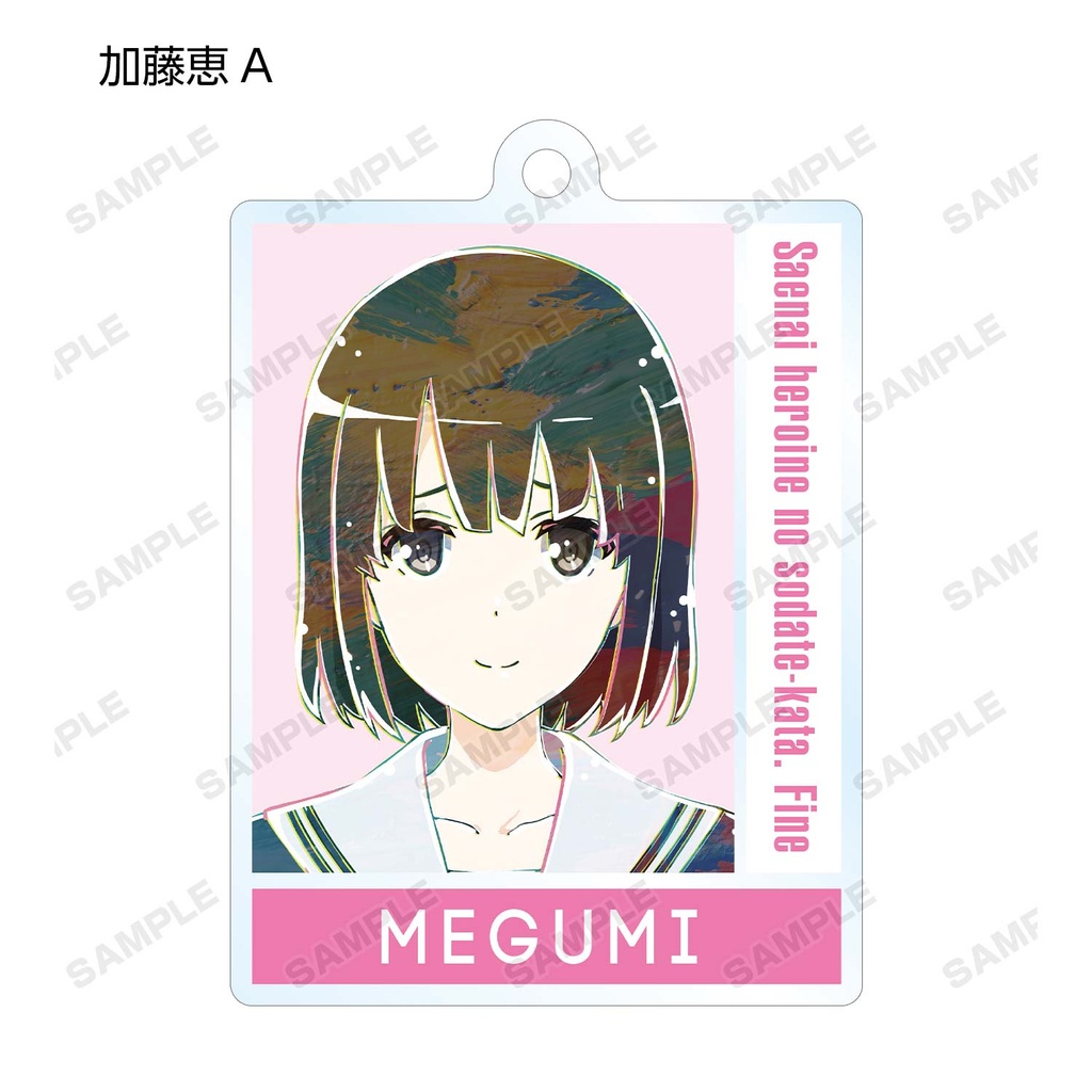 (PO) How to Raise a Boring Girlfriend Trading Ani-Art Acrylic Key Chain [BOX] Image_3