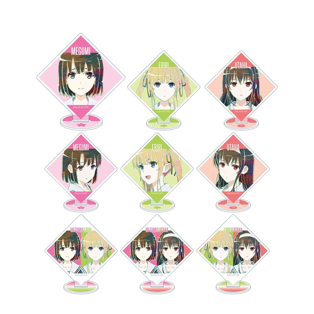 (PO) How to Raise a Boring Girlfriend Trading Ani-Art Acrylic Stand [BOX] Image_2