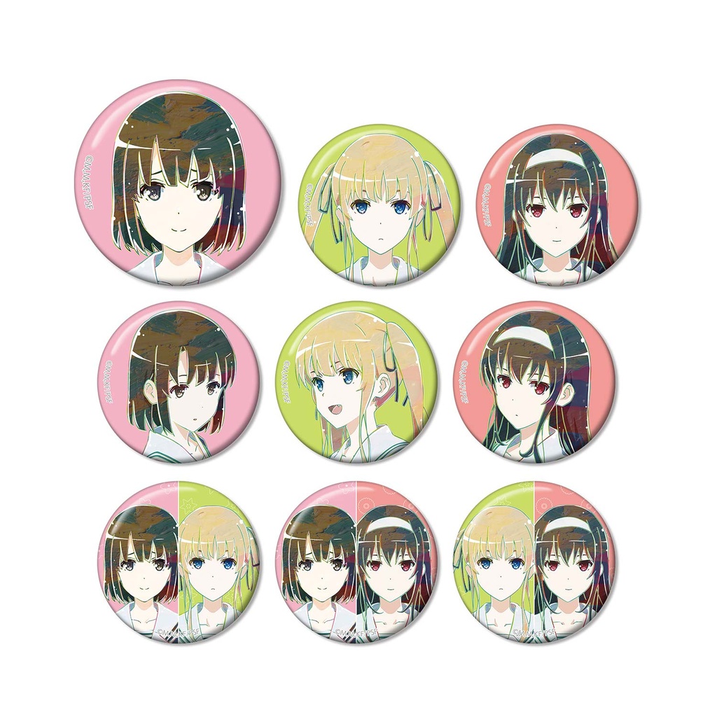 (PO) How to Raise a Boring Girlfriend Trading Ani-Art Can Badge [BOX] Image_2