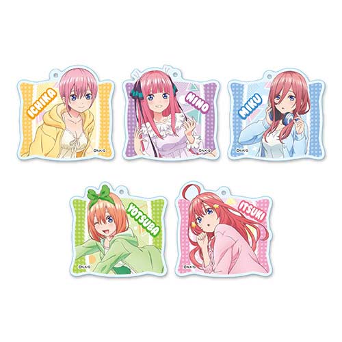 (PO) The Quintessential Quintuplets Trading Acrylic Key Chain (Room Wear) [BOX] Image_2