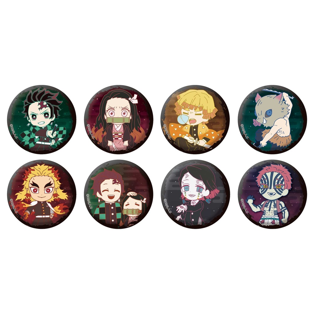(PO) Demon Slayer: Kimetsu no Yaiba Cloth Can Badge Collection Vol. 4 [BOX] Image_1